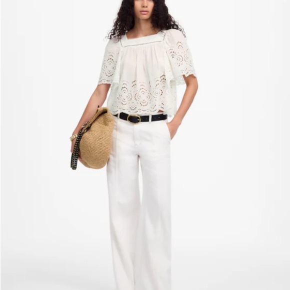 Flutter-Sleeve Top - Picture 2 of 11